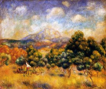 皮埃爾 奧古斯特 雷諾阿 Mont Sainte-Victoire 皮埃爾 奧古斯特 雷諾阿 Mont Sainte-Victoire